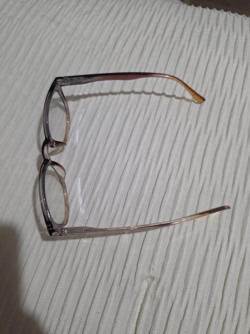 Purple And Orange Ombre Bluelight Reader Glasses Great Condition - Picture 3 of 5